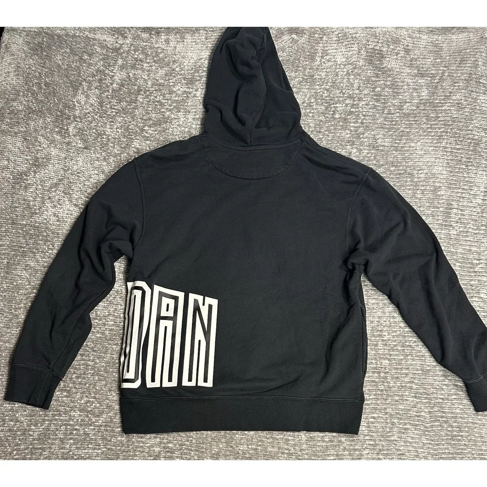 NIKE Air Jordan Sport DNA Black Fleece Pullover Hoodie Men's Size Large